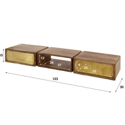 WoonStijl Kaptafel 2L brass Sale