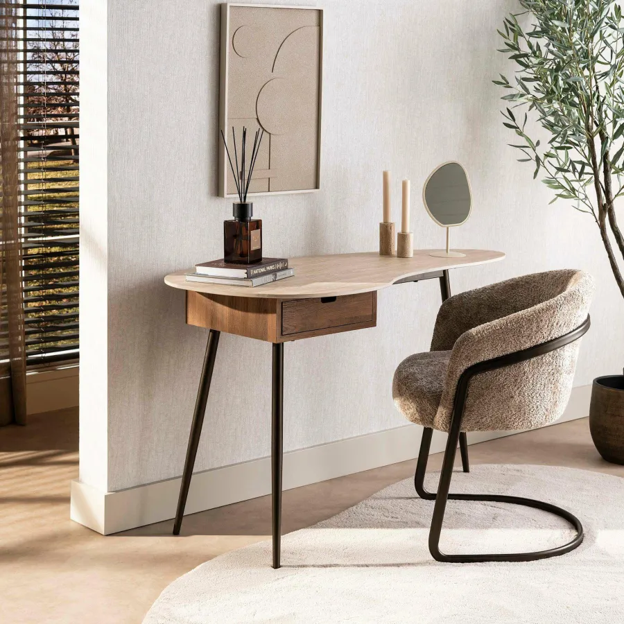 WoonStijl Kaptafel Travino 1 lade Best