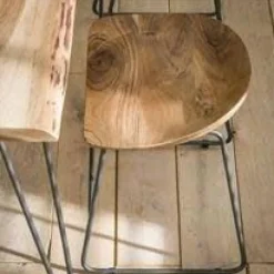 WoonStijl Kruk hout ergo Online