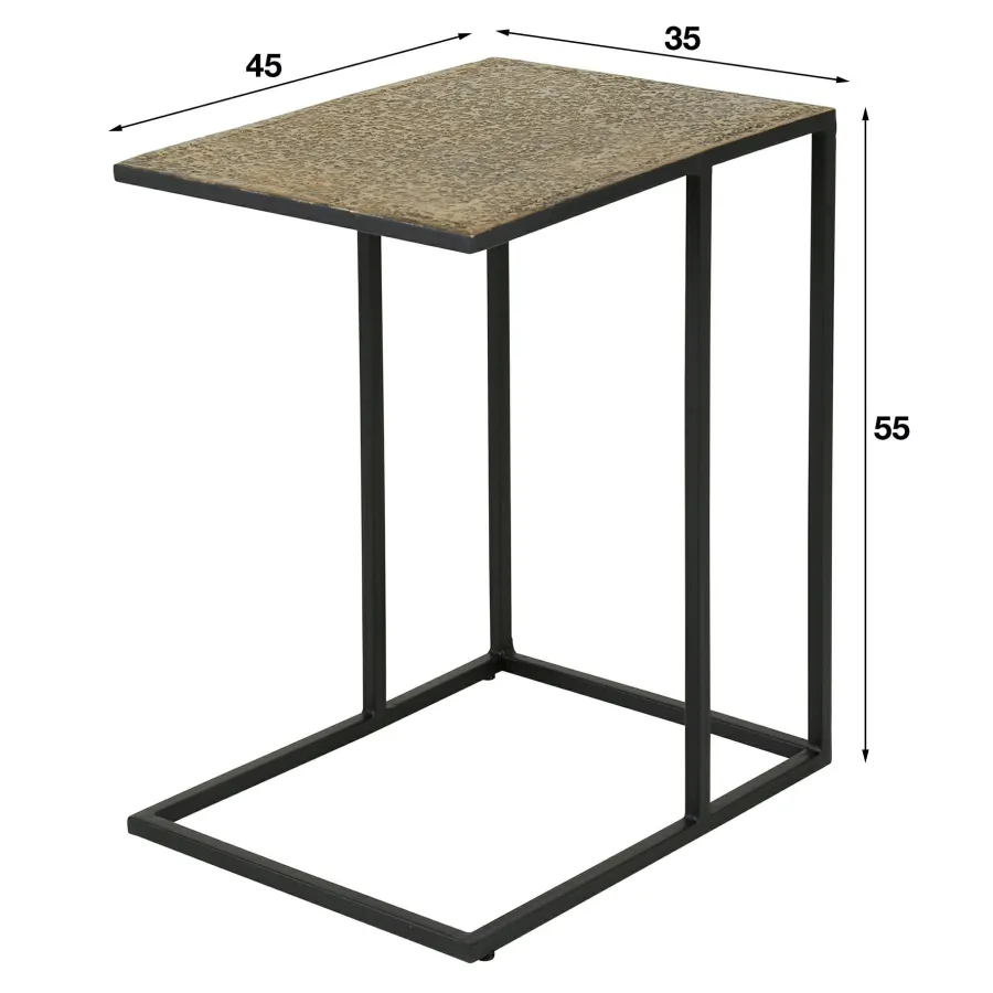 WoonStijl Laptoptafel iron metallic Hot