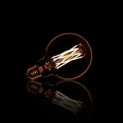 WoonStijl Lichtbron LED filament bol Ø9 5 - E27 6W dimbaar / Amberkleurig glas Online