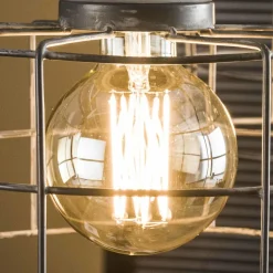 WoonStijl Lichtbron LED filament bol Ø9 5 - E27 6W dimbaar / Amberkleurig glas Online