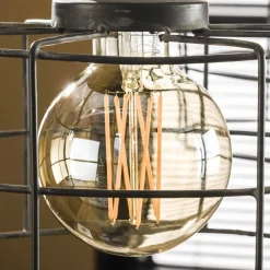 WoonStijl Lichtbron LED filament bol Ø9 5 - E27 6W dimbaar / Amberkleurig glas Online