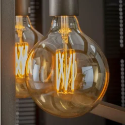 WoonStijl Lichtbron LED filament bol Ø12 5 - E27 6W 2100K 450lm dimbaar / Amberkleurig glas Outlet