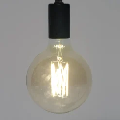 WoonStijl Lichtbron LED filament bol Ø12 5 - E27 6W 2100K 450lm dimbaar / Amberkleurig glas Outlet