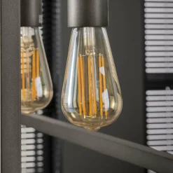 WoonStijl Lichtbron LED filament druppel - E27 6W 2100K 450lm dimbaar / Amberkleurig glas New