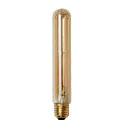 WoonStijl Lichtbron LED filament buis 18 5 cm - E27 4W 2100K 280lm dimbaar / Amberkleurig glas Online