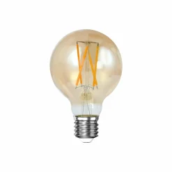 WoonStijl Lichtbron LED [G70] filament bol Ø7 Amberkleurig glas (8465) New