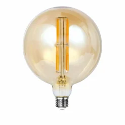 WoonStijl Lichtbron LED [G150] filament bol Ø15 / Amberkleurig glas (8469) Hot