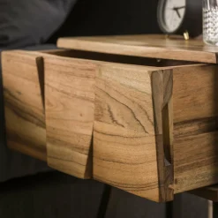 WoonStijl Nachtkastje / bijzettafel Demn acacia New