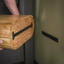 WoonStijl Nachtkastje Bend acacia met 1 lade Clearance