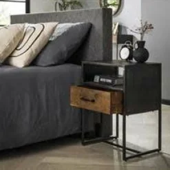 WoonStijl Nachtkastje Blend met 1 lade Discount
