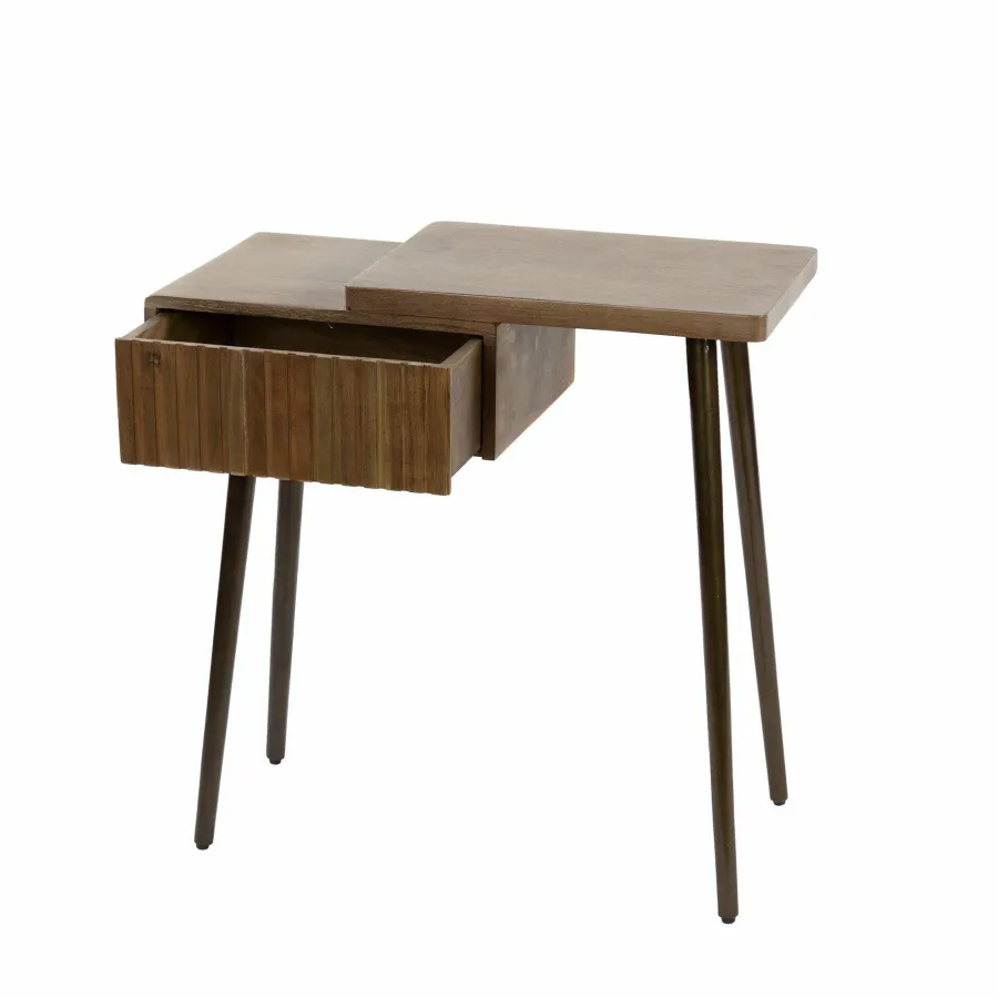 WoonStijl Nachtkastje Carve Rechts met 1 lade Outlet