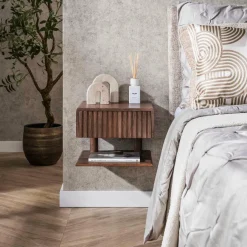 WoonStijl Nachtkastje Carve Shelve met 1 lade Online