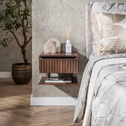 WoonStijl Nachtkastje Carve Shelve met 1 lade Online