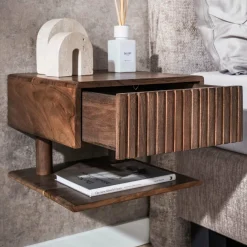 WoonStijl Nachtkastje Carve Shelve met 1 lade Online