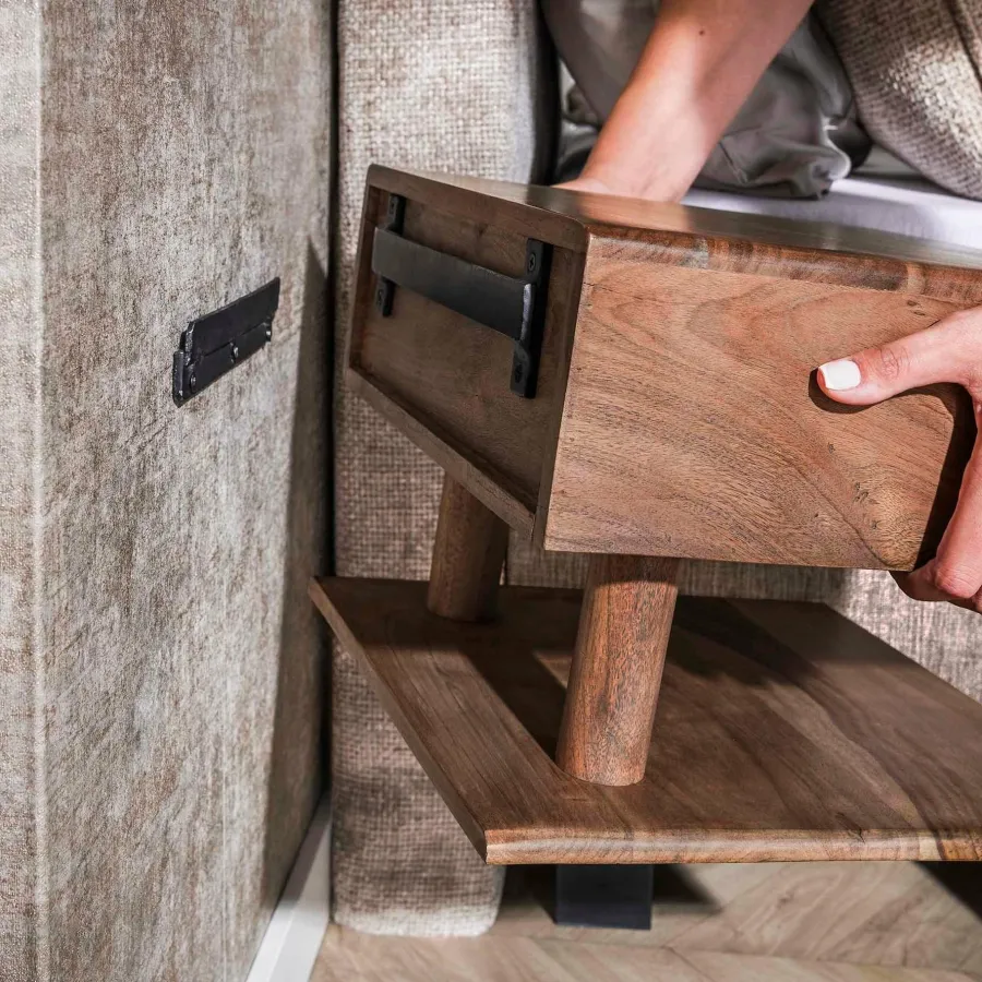 WoonStijl Nachtkastje Carve Shelve met 1 lade Online