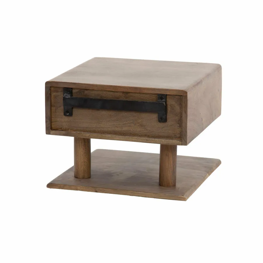 WoonStijl Nachtkastje Carve Shelve met 1 lade Online