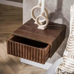 WoonStijl Nachtkastje Carve met 1 lade - set van 2 Best
