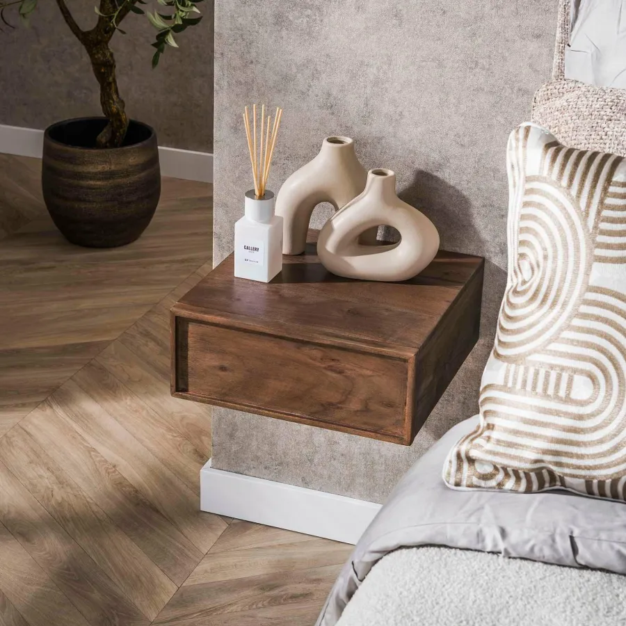 WoonStijl Nachtkastje Frame met 1 lade - set van 2 nachtkastjes Discount