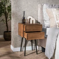 WoonStijl Nachtkastje Frame met 2 lades - set van 2 Best