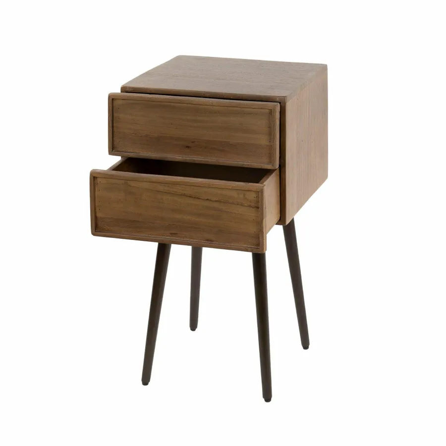 WoonStijl Nachtkastje Frame met 2 lades - set van 2 Best
