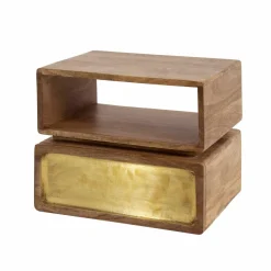 WoonStijl Nachtkastje 1L brass Hot