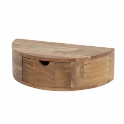 WoonStijl Nachtkastje 1L curve / Massief acacia naturel Sale