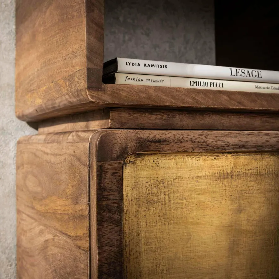 WoonStijl Nachtkastje 1L XS brass Online