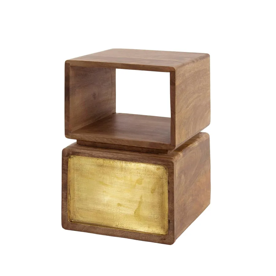 WoonStijl Nachtkastje 1L XS brass Online