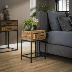 WoonStijl Nachtkastje lodge met 1 lade Best
