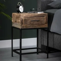 WoonStijl Nachtkastje lodge met 1 lade Best