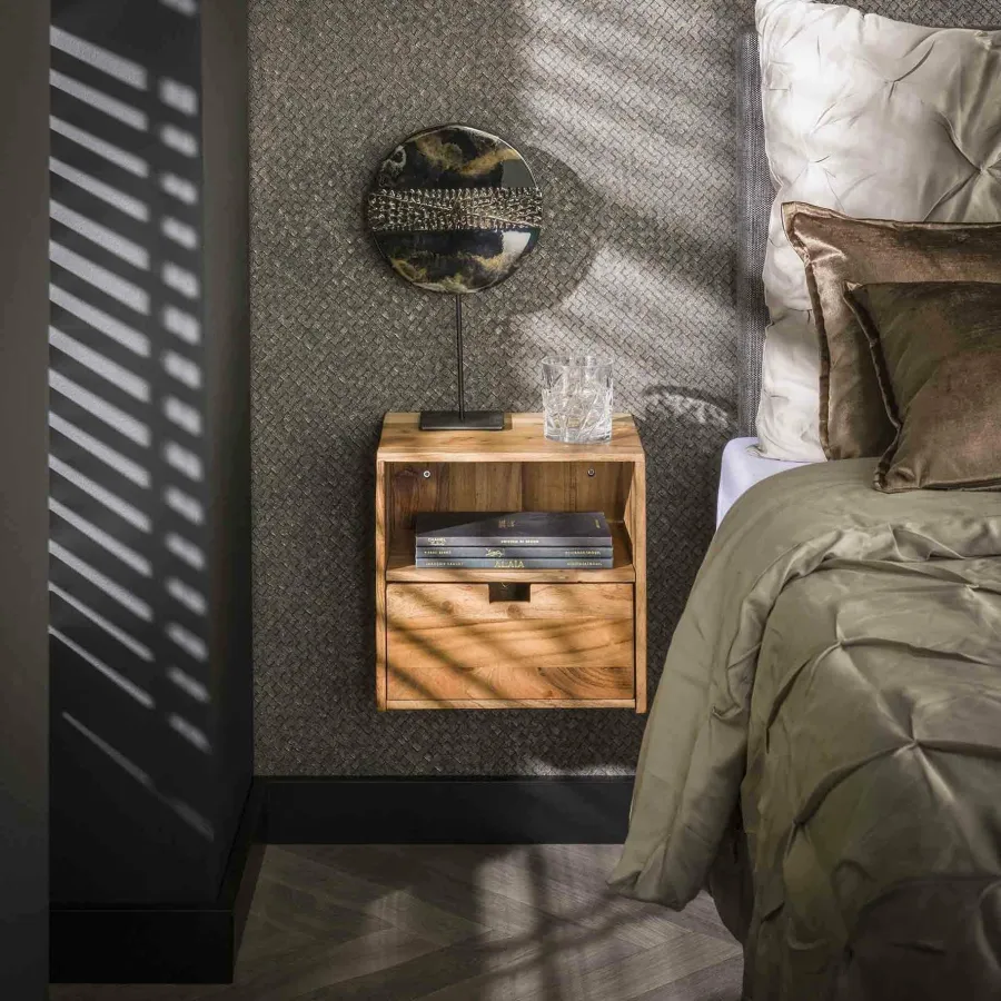 WoonStijl Nachtkastje set van 2 XS hangend flat New