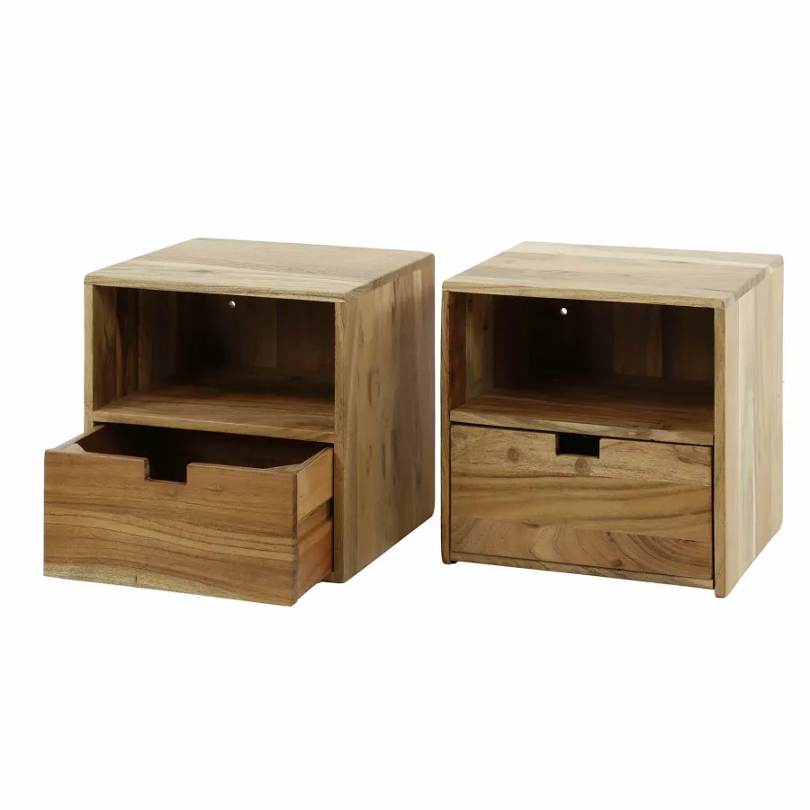 WoonStijl Nachtkastje set van 2 XS hangend flat New