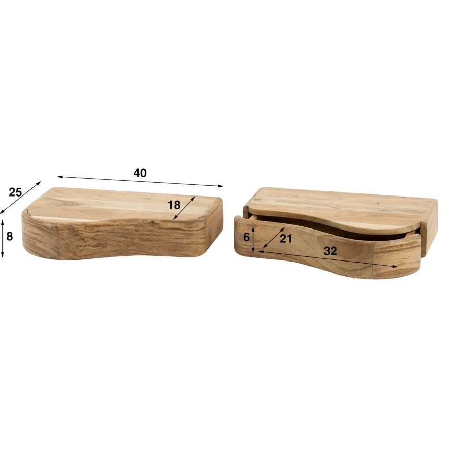 WoonStijl Nachtkastje set van2 Organic Clearance