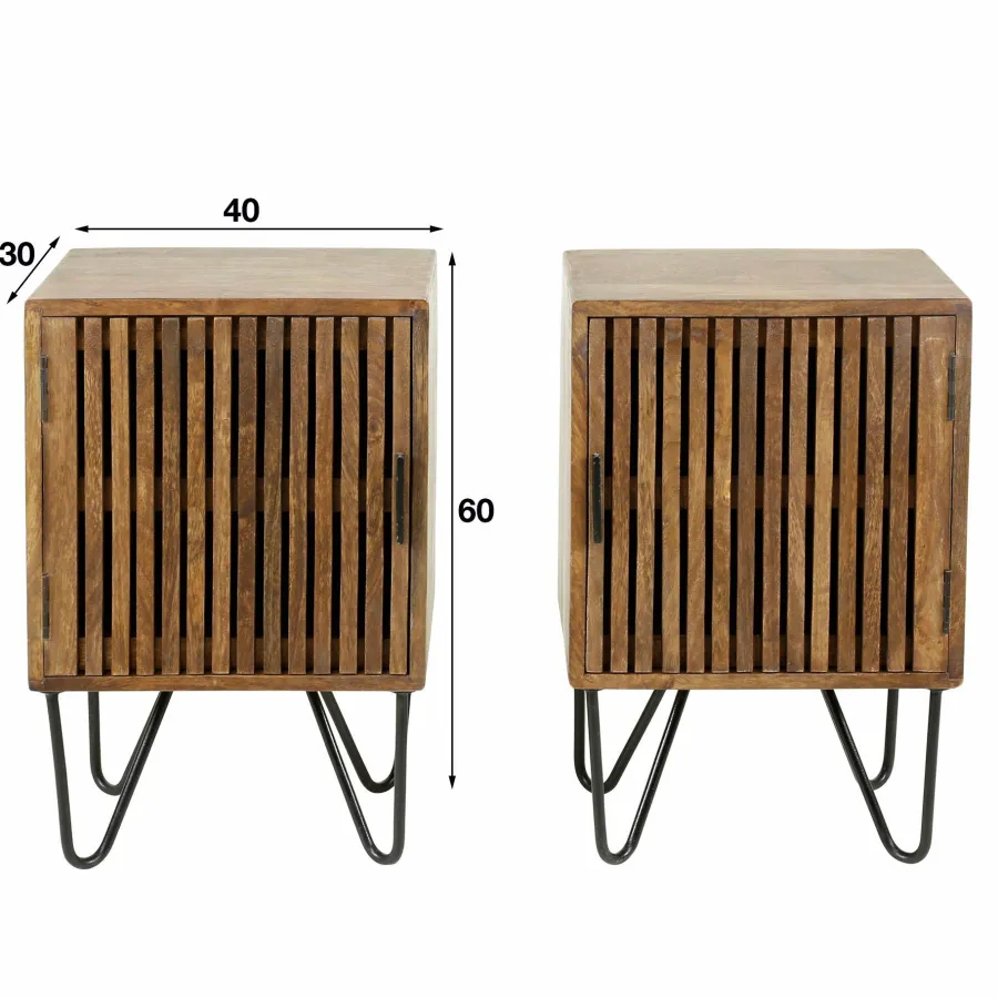 WoonStijl Nachtkastje set van 2 tweak Outlet