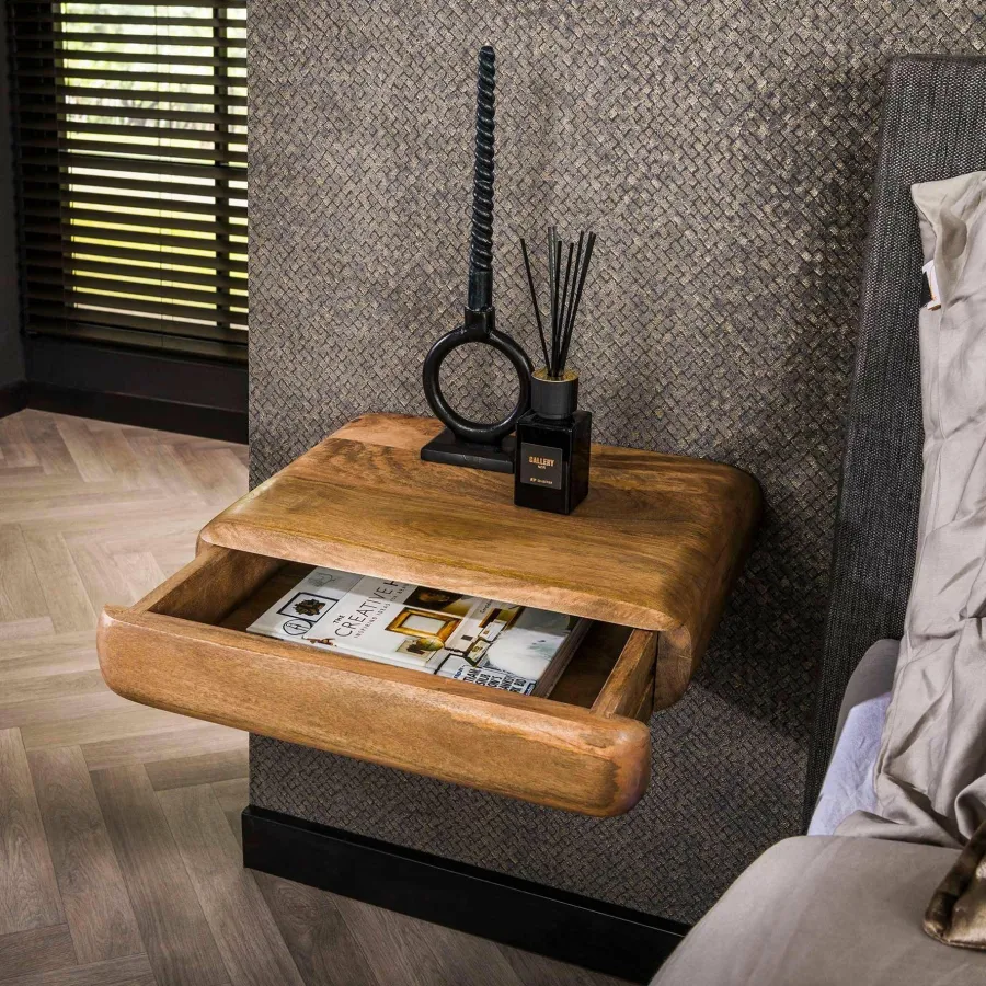 WoonStijl Nachtkastje Sleek Mango Discount