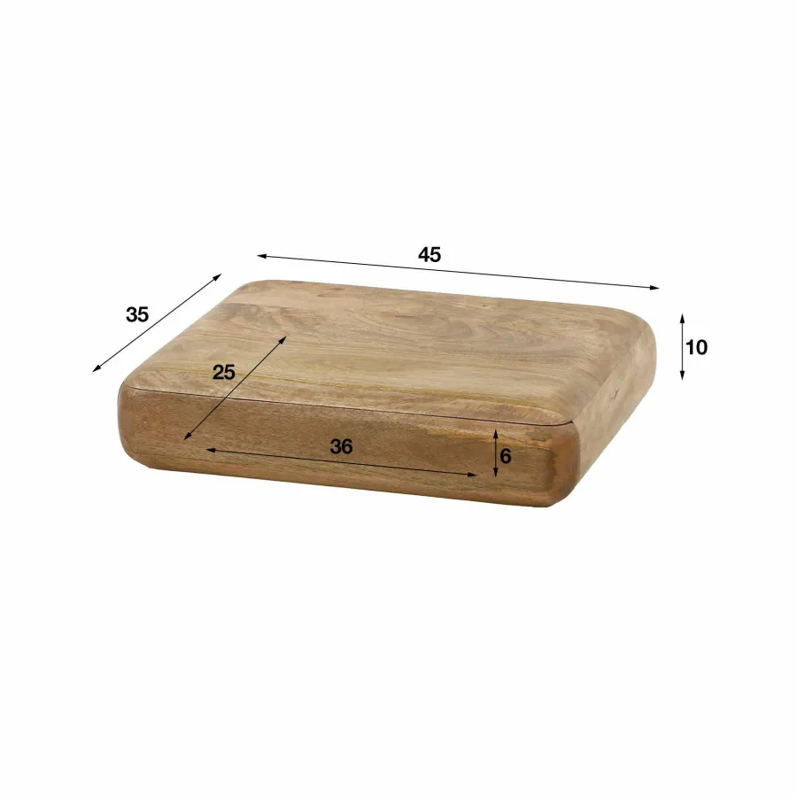 WoonStijl Nachtkastje Sleek Mango Discount