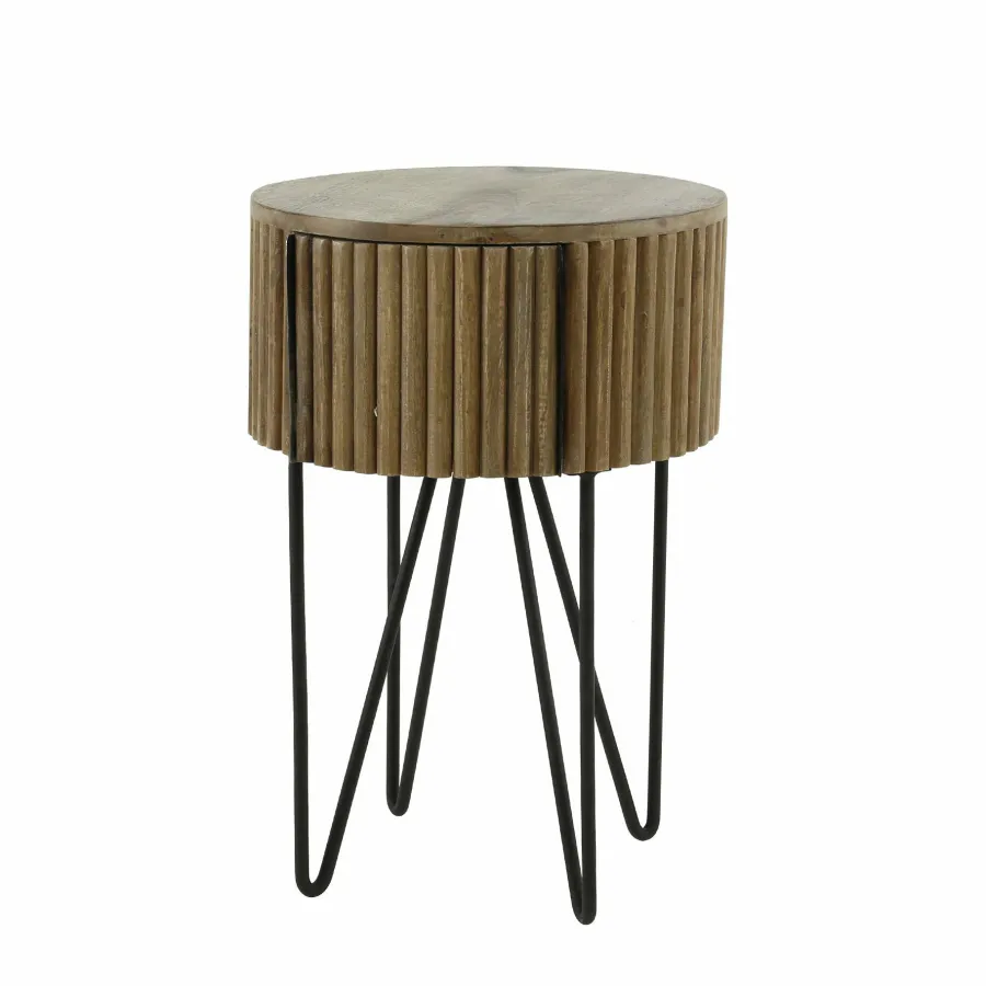 WoonStijl Nachtkastje tweak rond met 1 lade Sale
