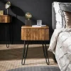 WoonStijl Nachtkastje Wave staand met 1 lade Discount