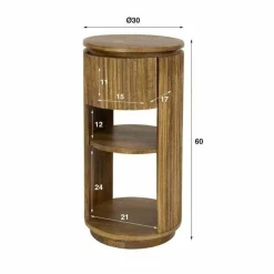 WoonStijl Nachtkastje Wave XS met 1 lade Discount