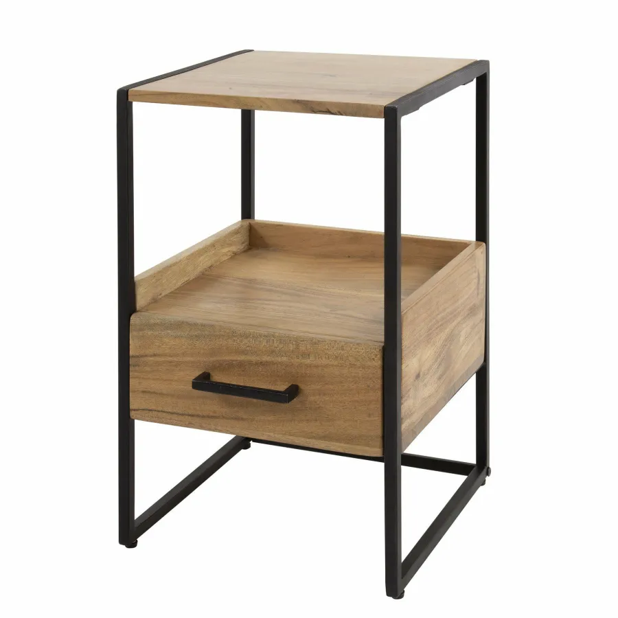 WoonStijl Nachtkastje XS niche Acacia met 1 lade New