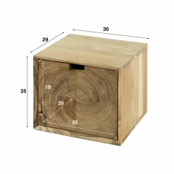 WoonStijl Nachtkastje zwevend 1L Block Sale