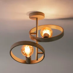 WoonStijl Plafondlamp 2L hover beige Sale