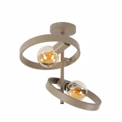 WoonStijl Plafondlamp 2L hover beige Sale