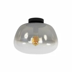 WoonStijl Plafondlamp Pulse Shaded Smoke grey glas New