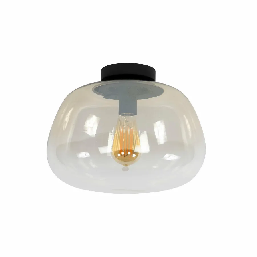 WoonStijl Plafondlamp Pulse Shaded Amber glas Sale