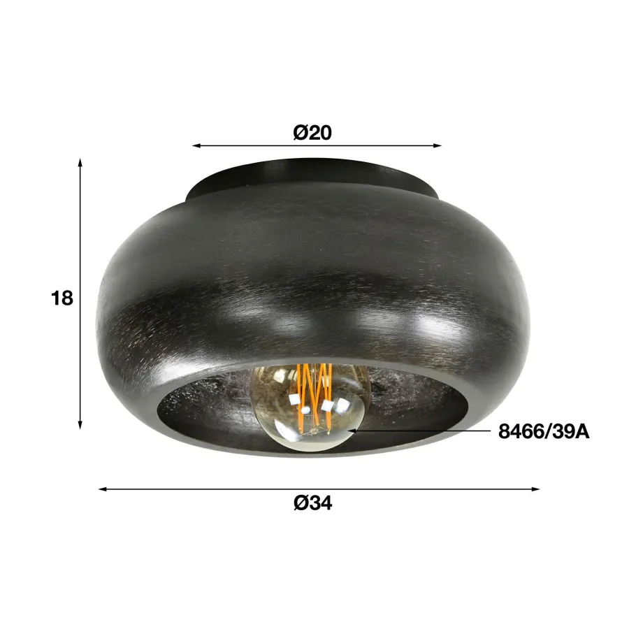 WoonStijl Plafondlamp sky Ø34 Hot