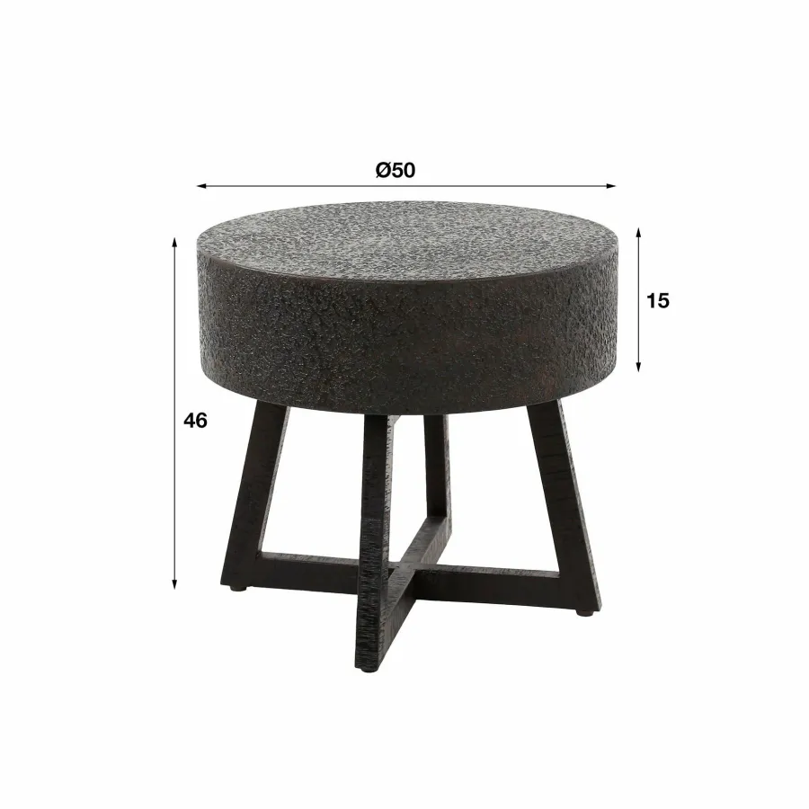 WoonStijl Salontafel Ø50 bulky ferro Hot