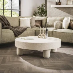 WoonStijl Salontafel Ø110 bulky stone Clearance